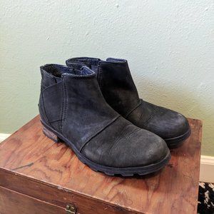 Sorel Emelie NL2671-010 Leather  Boot Size 7.5